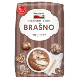 Brašno DANUBIUS crno T-1100 900g