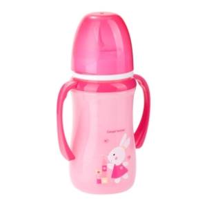 CANPOL BABIES Colorful Animals flašica 240ml roze