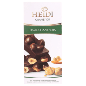 Čokolada HEIDI dark & hazelnuts 100g