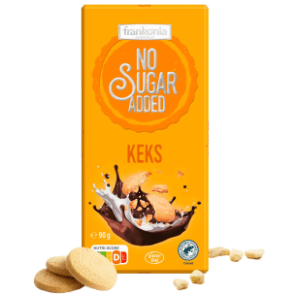 Čokolada sa keksom bez šećera i glutena FRANKONIA 90g