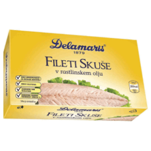 DELAMARIS fileti skuše u ulju 125g
