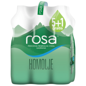Gazirana voda ROSA 1,5l 5+1 gratis