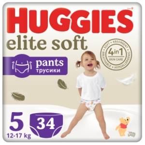 HUGGIES Pants pelene Elite Soft 5 34kom