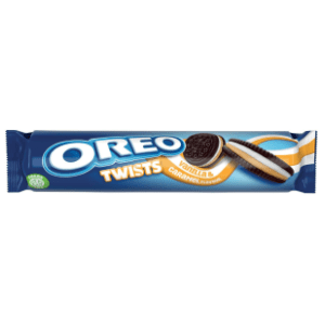 Keks OREO twists vanilla & caramel 157g