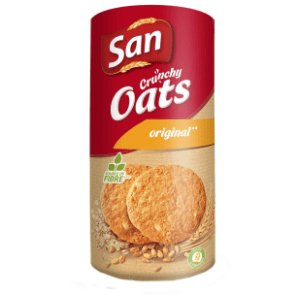 Keks SAN crunchy oats original 215g