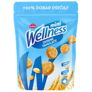 Keks WELLNESS mini ovsene pahuljice 70g