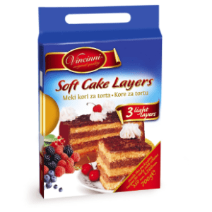 Kore za tortu svetle VINCINNI 700g