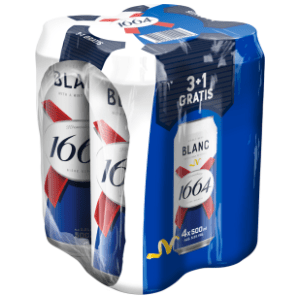 KRONENBOURG Blanc 1664 0,5l 3+1 gratis