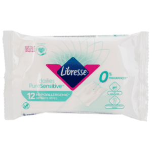 LIBRESSE Pure sensitive intimne maramice 12kom