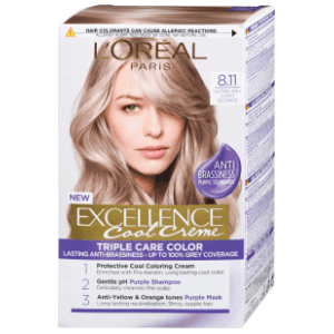 L'OREAL Excellence farba za kosu 8.11 ultra ash light blonde