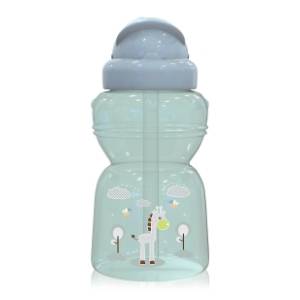 LORELLI Animals sportska flašica sa slamčicom 325ml mint green