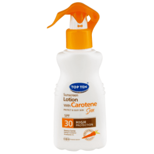Losion za sunčanje TOP TEN sa karotenom SPF30 180ml