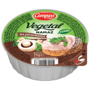 Namaz COMPASS Vegetal sa pečurkama 75g