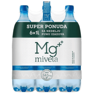 Negazirana voda MG MIVELA 6x1l