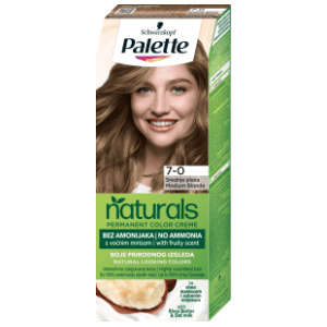 PALETTE Naturals farba za kosu 7.0 medium blonde