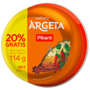 Pašteta ARGETA pikant 114g