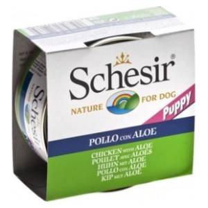 SCHESIR hrana za pse u konzervi piletina i aloja 150g