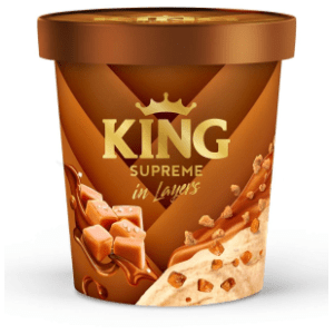 Sladoled FRIKOM King caramel čaša 450ml