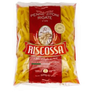 Testenina RISCOSSA penne zitoni rigate 500g