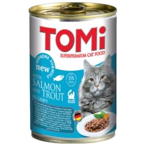TOMI hrana za mačke losos i pastrmka 400g