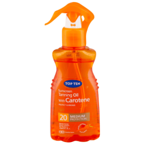 Ulje za sunčanje TOP TEN sa karotenom SPF20 180ml