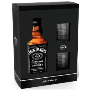 Viski JACK DANIEL'S 0,7l + 2 čaše
