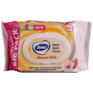 Vlažni toalet papir ZEWA almond milk 80kom