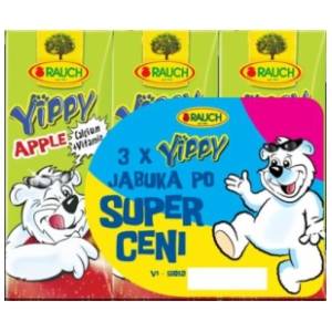 Voćni sok RAUCH Yippy jabuka 3x200ml