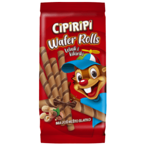 Wafl roleri lešnik kikiriki CIPIRIPI 150g