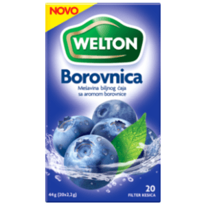 WELTON čaj borovnica 44g