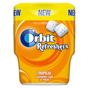 Žvake ORBIT refreshers tropical 30kom