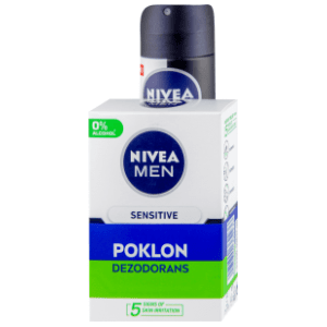 After shave NIVEA men 100ml + dezodorans NIVEA black&white 150ml gratis
