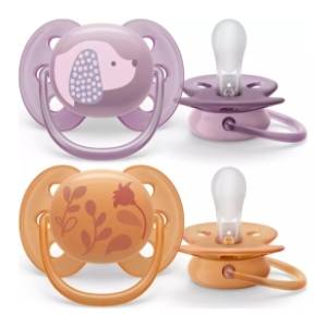 AVENT cucla Ultra Soft za devojčice (6-18m) 2kom