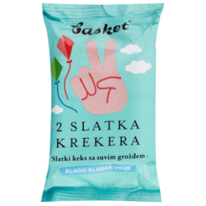 BASKET 2 slatka krekera suvo grožđe 25g