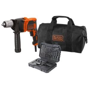 Black & Decker BEH850SA32 udarna bušilica + torba + set burgija