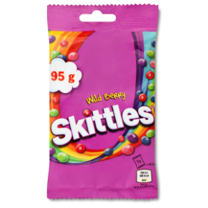 Bombone SKITTLES wild berry 95g