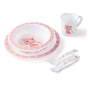CANPOL BABIES Set za hranjenje beba Cat