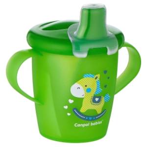 CANPOL BABIES No spill čaša Toys zelena 250ml