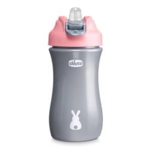 CHICCO čaša sa mekanim piskom (24m+) 350ml roze