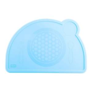 CHICCO Silikonski tanjir za bebe plavi