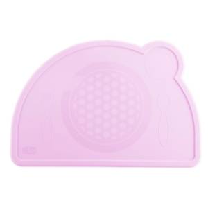 CHICCO Silikonski tanjir za bebe roze