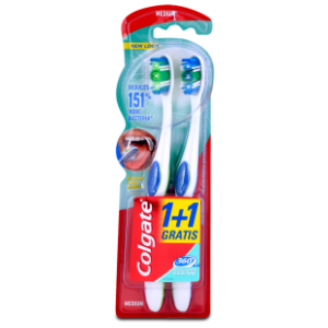 COLGATE 360° deep clean četkica za zube medium 1+1 gratis