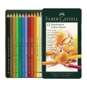 Drvene boje FABER CASTELL polychromos 12kom