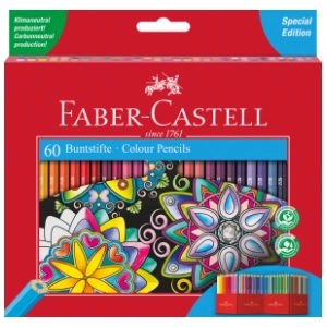 Drvene boje FABER CASTELL vitez set 60kom