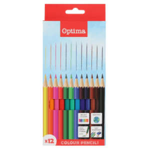 Drvene boje OPTIMA 12kom