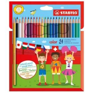 Drvene boje STABILO color 24kom