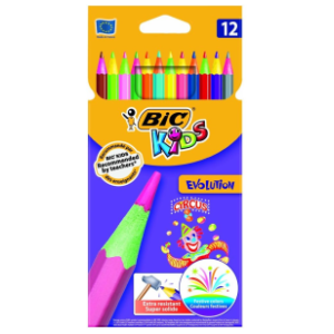 Drvene bojice BIC kids evolution circus super 12kom