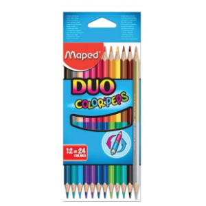 Drvene bojice MAPED duo color peps 24kom