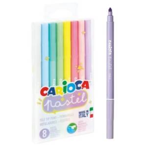 Flomasteri CARIOCA pastel 8kom