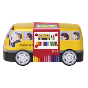 Flomasteri FABER CASTELL connector autobus set 33kom
